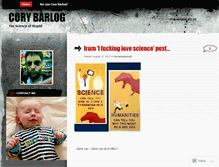 Tablet Screenshot of corybarlog.com